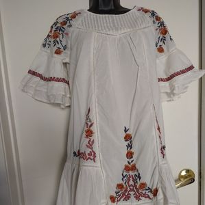 Free people floral boho dress size small